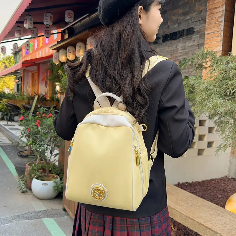 Women’s Fashion Multifunctional Nylon Backpack Bag