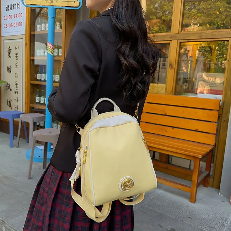 Women’s Fashion Multifunctional Nylon Backpack Bag