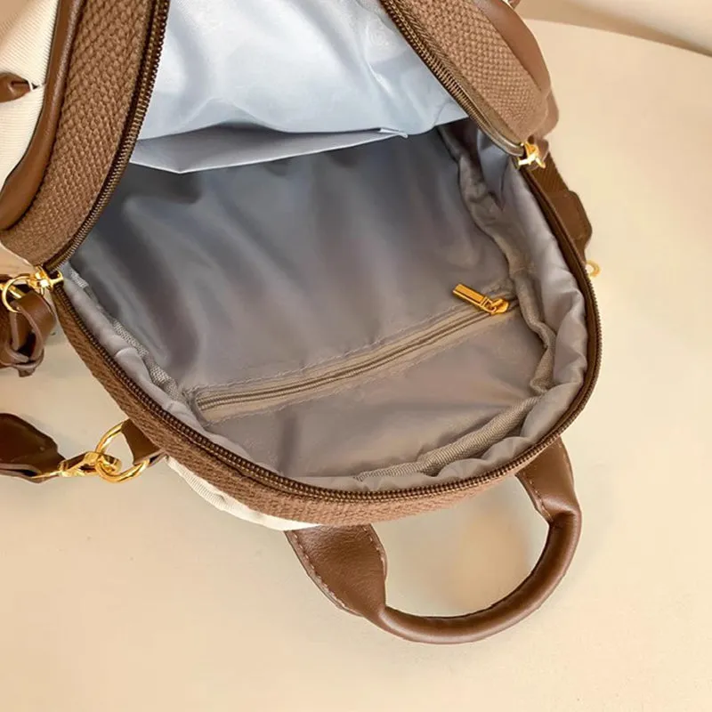 Women’s Fashion Multifunctional Nylon Backpack Bag