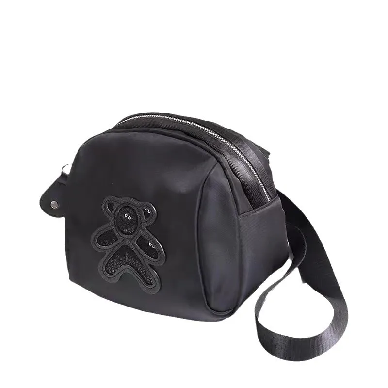 Women's Korean Style Little Bear Sequined Shell Bags