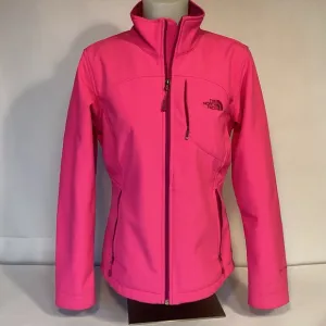 Women’s Pink The North Face Windwall Jacket womens size Medium zip pockets