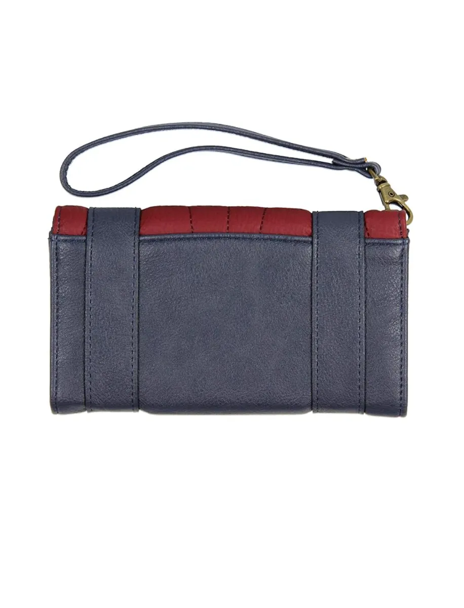 Wonder Woman Double Buckle Tri-Fold Wallet