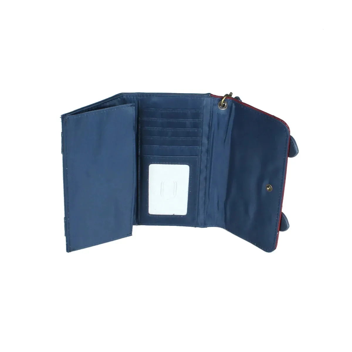 Wonder Woman Double Buckle Tri-Fold Wallet