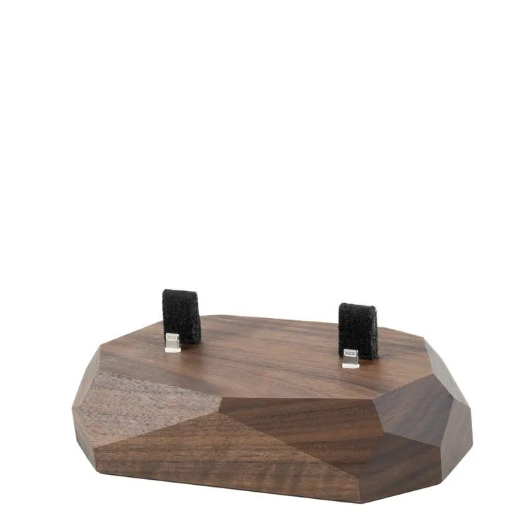 Wood iPhone Dual Charging Dock - Oakywood
