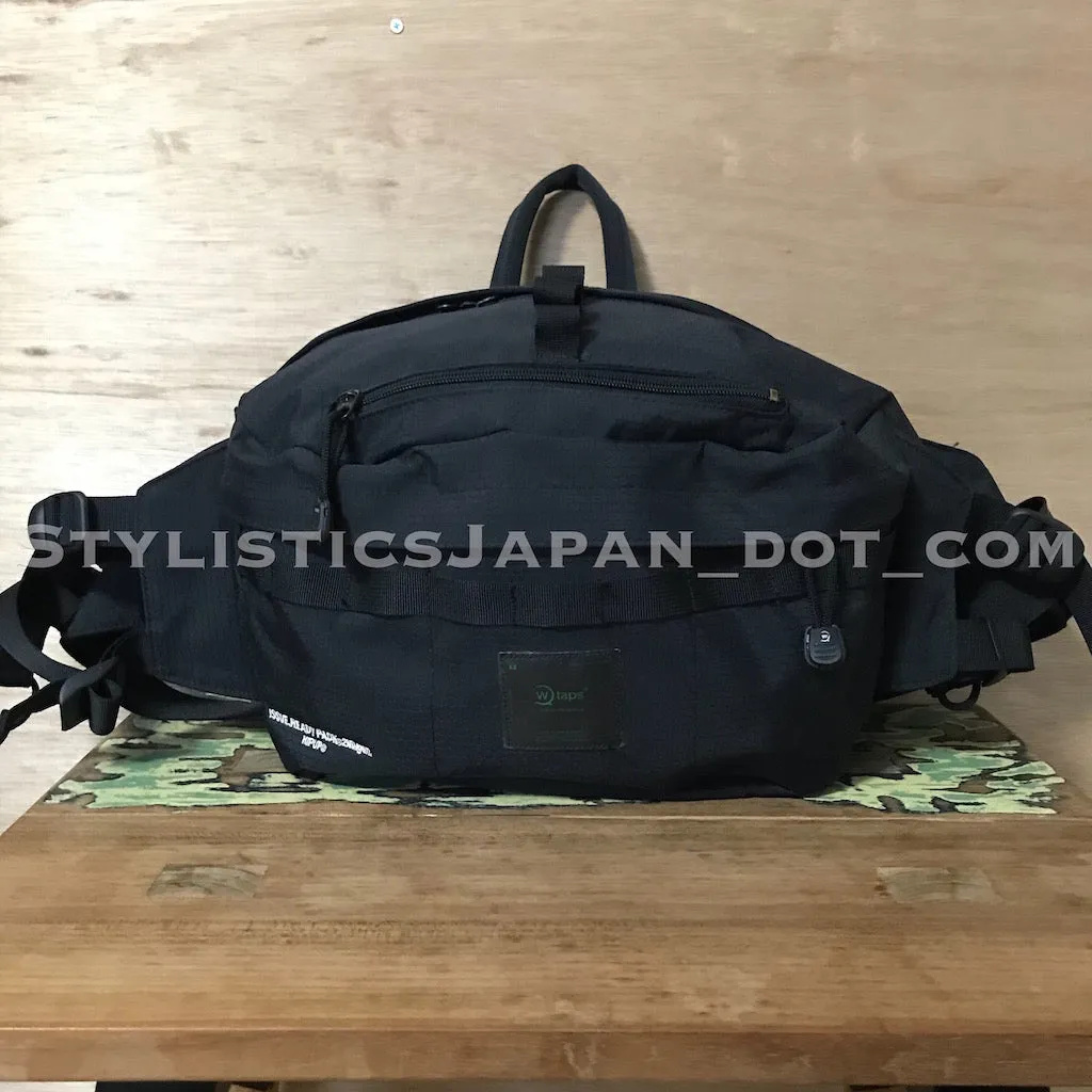 WTaps x Porter Readypack 2nd Gen. DELTA (Hip Up) Ripstop Waist/Shoulder Bag Black
