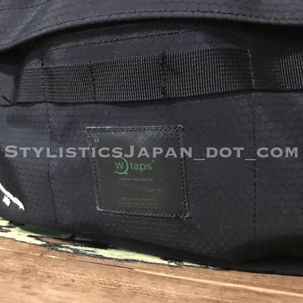 WTaps x Porter Readypack 2nd Gen. DELTA (Hip Up) Ripstop Waist/Shoulder Bag Black