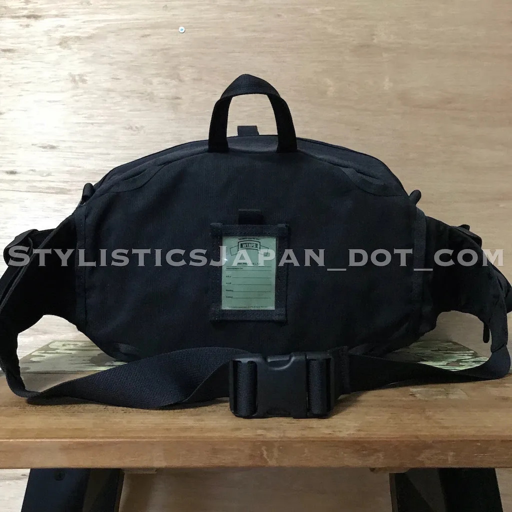WTaps x Porter Readypack 2nd Gen. DELTA (Hip Up) Ripstop Waist/Shoulder Bag Black