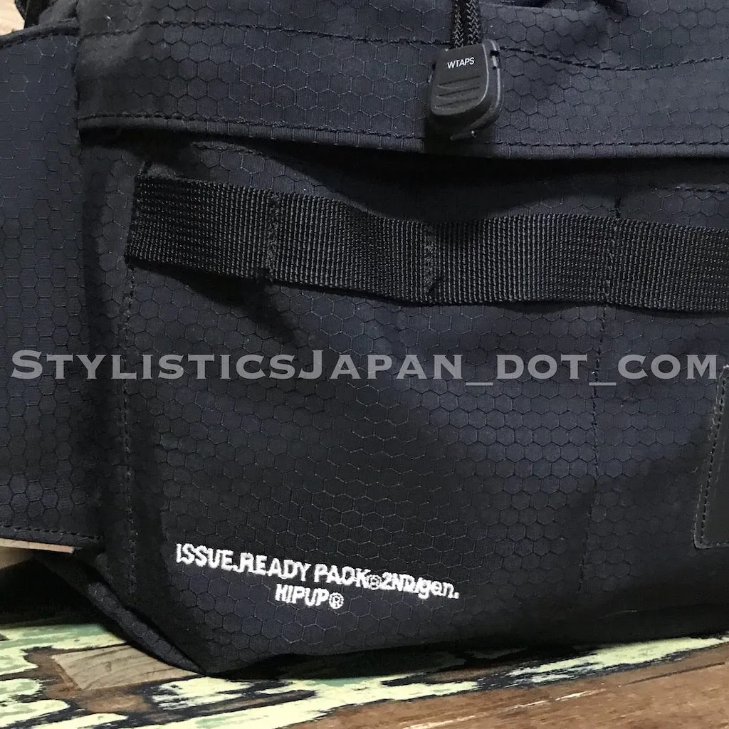 WTaps x Porter Readypack 2nd Gen. DELTA (Hip Up) Ripstop Waist/Shoulder Bag Black