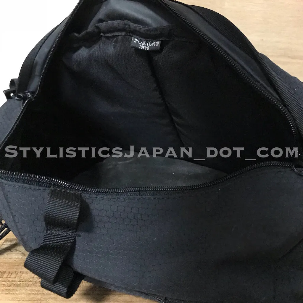 WTaps x Porter Readypack 2nd Gen. DELTA (Hip Up) Ripstop Waist/Shoulder Bag Black