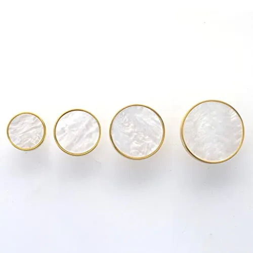 XOXOX Brass Single Hole Wardrobe Kitchen Door Knob Cabinet Drawer Pulls 37mm_A