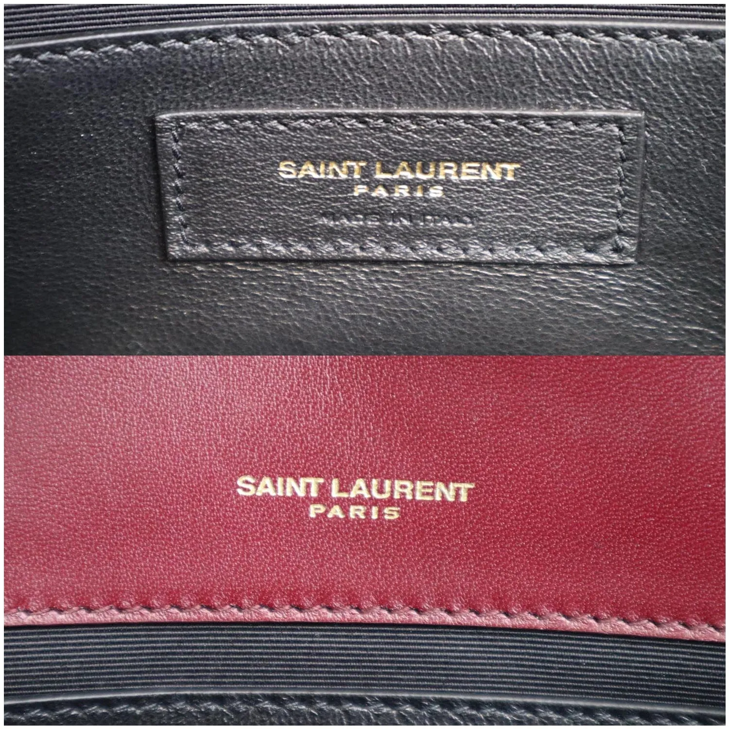 YVES SAINT LAURENT Kate Medium Tassel Velvet Crossbody Bag Burgundy - 10% OFF