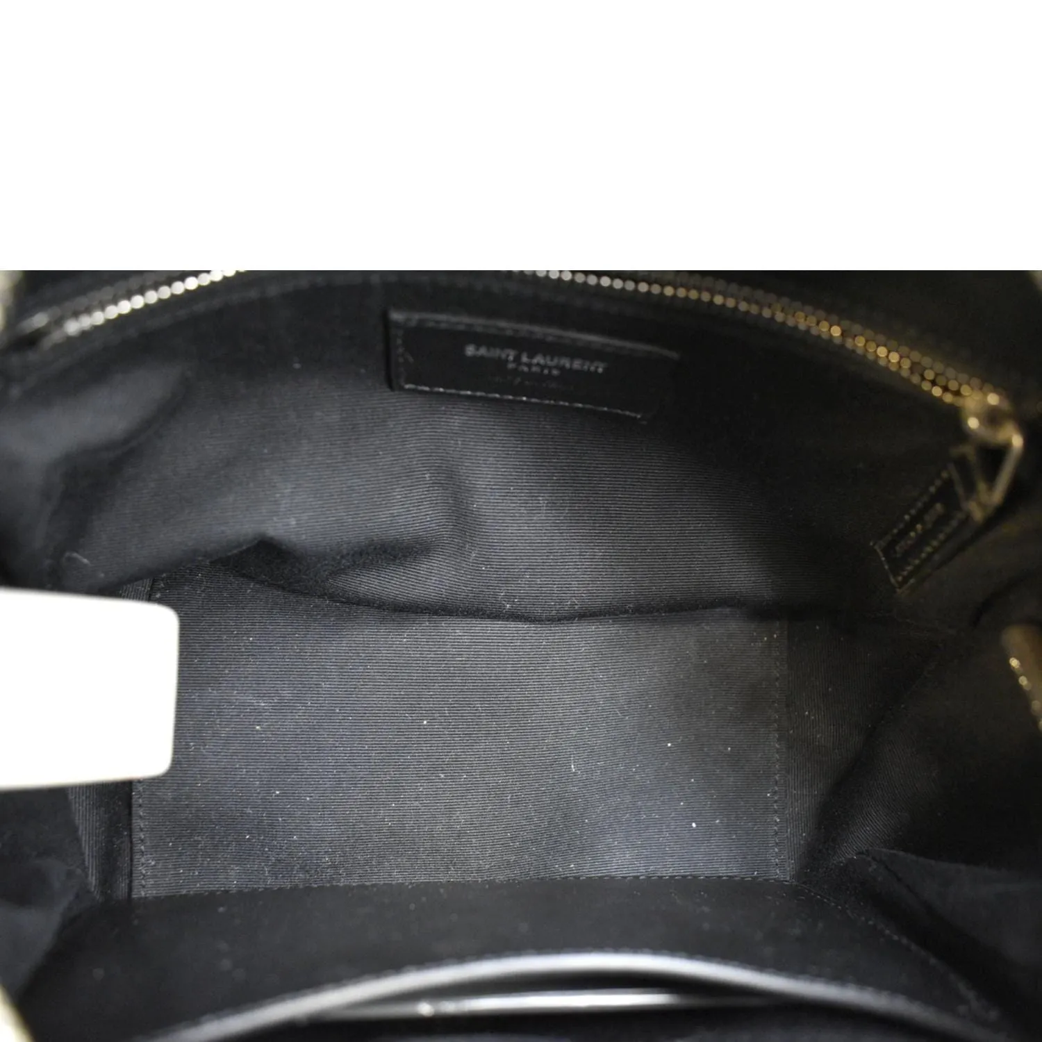 YVES SAINT LAURENT Loulou Y Small Calfskin Leather Crossbody Bag White