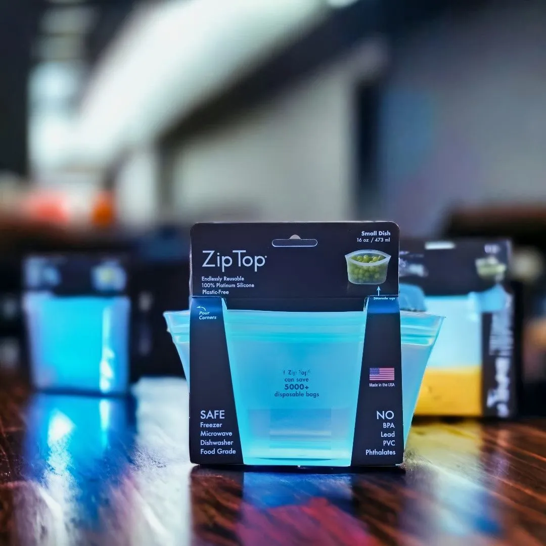 Zip Top Small Dish Food Storage Containers