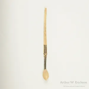 Zulu Decorated Bone Snuff Spoon